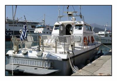 Hellenic Coast Guard - LS-141 (vessel type Lambro-57)  Port :Samos Greece