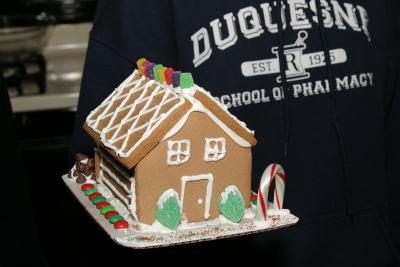 Making Gingerbread Houses