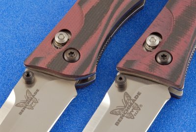 Benchmade 730 + 730 proto handle difference