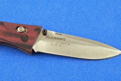 Benchmade 730 proto blade back