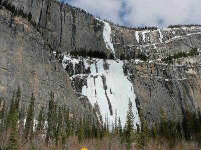 Weeping Wall, frozen in winter