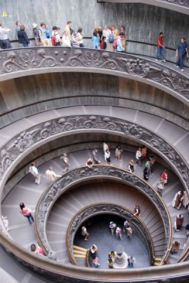 Vatican Museum, double helix staircase