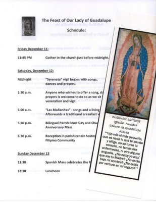Feast of Our Lady of Guadalupe 2009