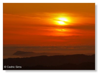 Taken from Mt. Tamalpais