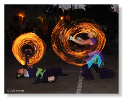 Obsidian Butterfly 2nd Saturday Artwalk Firedance