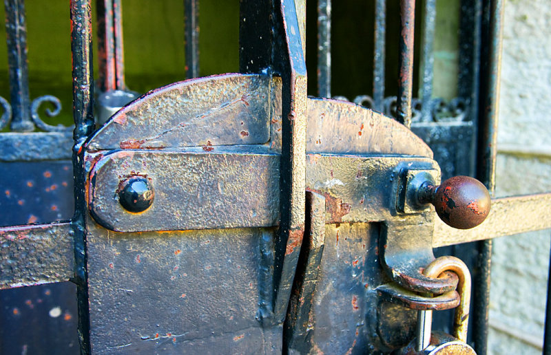 Lock, (Receiving Vault) - Lincolns Tomb; Springfield, Illinois