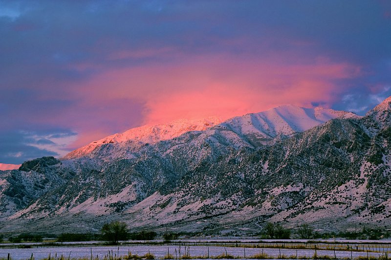 Wellsville Peak; Utah Wasatch Mountains