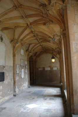 Christ Church corridor where part of Harry Potter was filmed