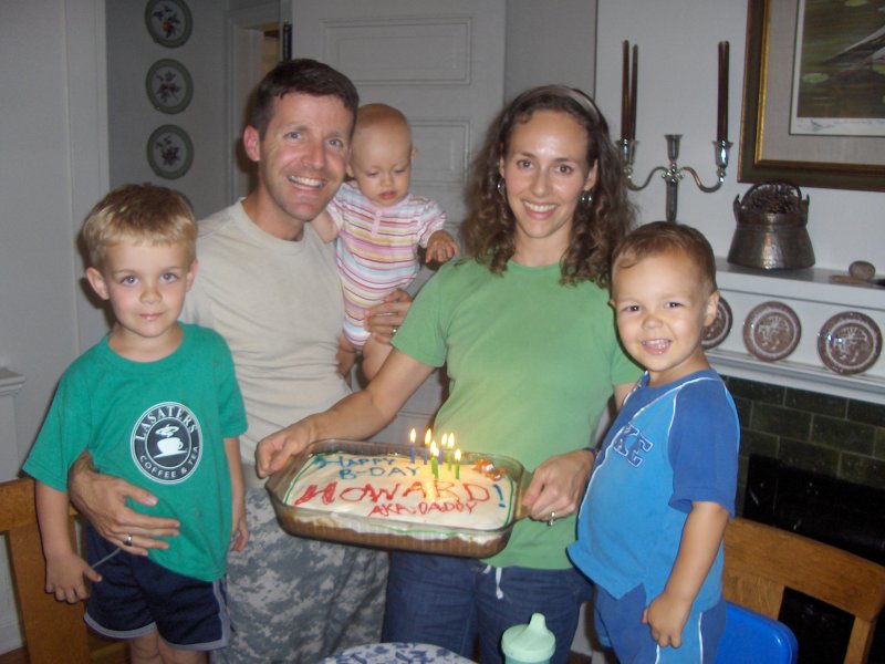 HOWARD CURLIN AND FAMILY. Howard is now deployed to Iraq.