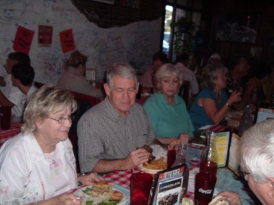 Gloria (64)Hepburn, Robert (63) and Susan Coker at their 1st SupperClub
