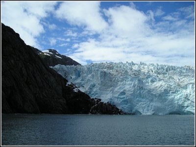 Glacier up close.