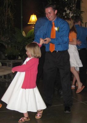 Austin dances with Astrid