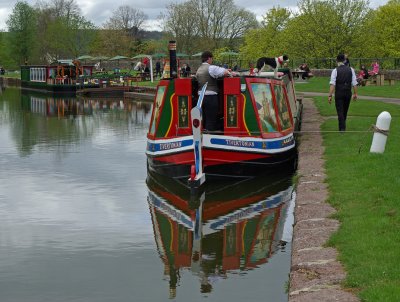 Tiverton Canal boat