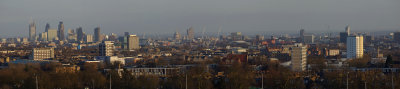 London skyline from Hampstead Heath