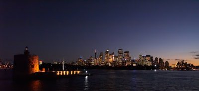 Fort Denison & Sydney Skyline