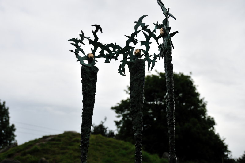 Sculpture detail - Brigits Garden