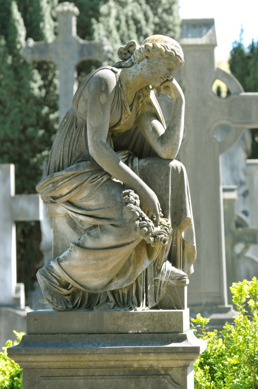 Pensive angel
