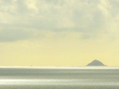 Summer rain on Blacksod Bay