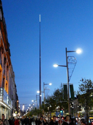 Blue hour at the Spire,Dublin