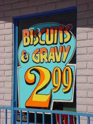 Kat's Place $2.99 Biscuits & Gravy