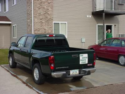 snow on the  Green Truck Club