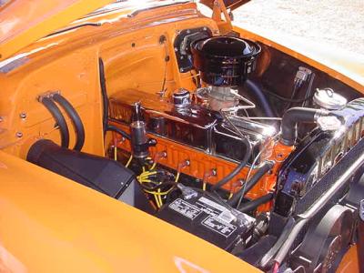 1950 Chevy inline <br> six cylinder motor