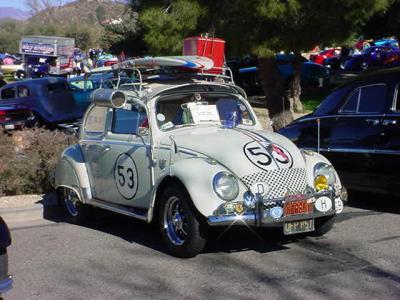 Herbie the Love Bug car show and sale
