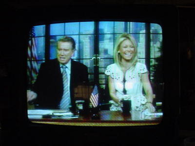 Regis and Kelly live on NBC USA