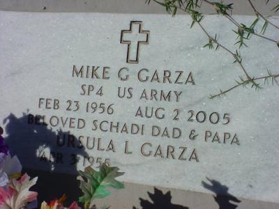 Mike G Garza<br>SP4 US Army