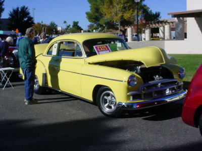 1950 yellow Chevy Coupe