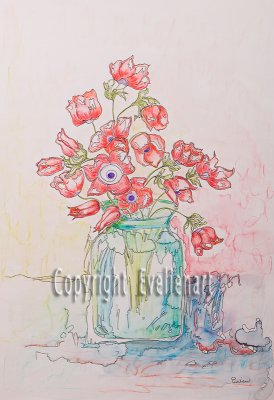 Red Anemones