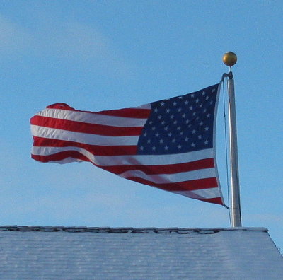 Waving the Red, White and Blue