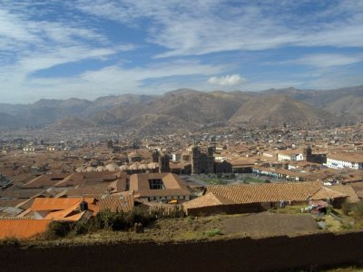 Vista desde las montaas cercanas