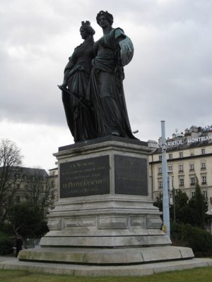 Estatua en el Jardi Anglais