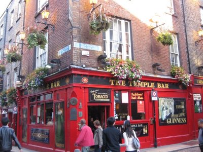 Dublin.Temple Bar area