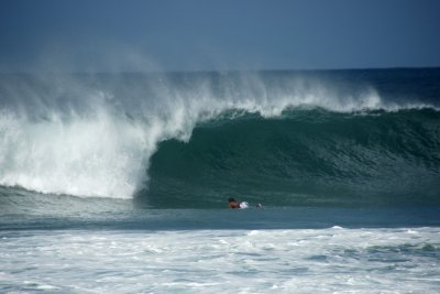 Waves at Ehukai Beach home of the famous Banzai Pipeline