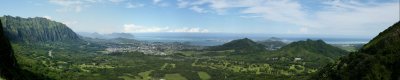 View from the Pali lookout, Honolulu