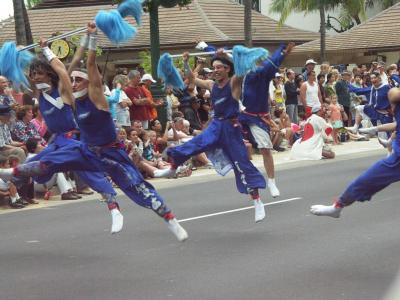 Flying performers