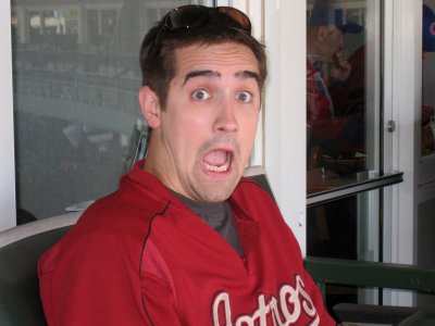 Phil reacts to Berkman's 9th inning homer!
