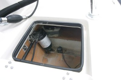 Bilge with Racor filter, transducer, PP pump