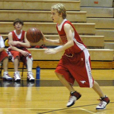 Paul bringing the ball upcourt