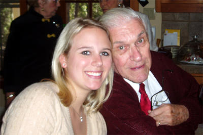 Allie and Grandad 2005