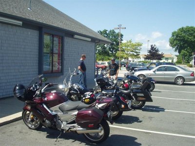 A pit stop someplace (I don't know where i was)