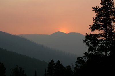 Yellowstone Sunset