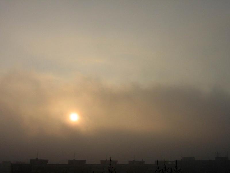 Sunrise with clouds