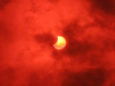 Sun eclipse March 29, 2006