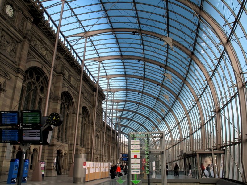 Strasbourg railway station.