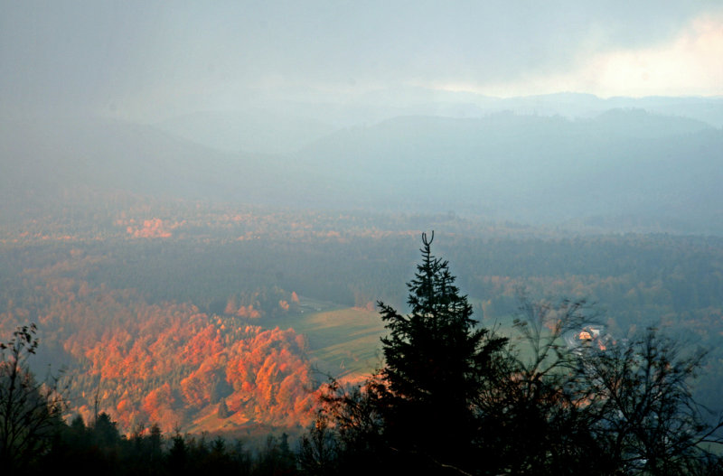 lever du soleil au Donon