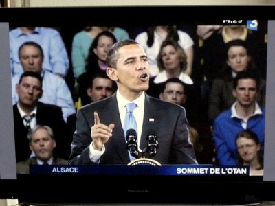Barak Obama - Strasbourg NATO summit