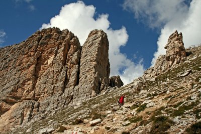 reaching the other side...the Alta Badia valley.